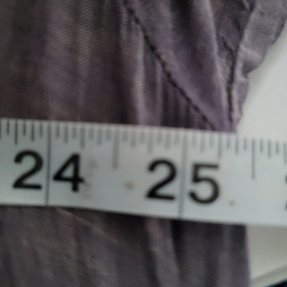 Ivey Abitz linen Bespoke Grey Dress Pockets Asymmetrical long sleeve‎ - Picture 5 of 8